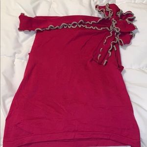 Off shoulder VALENTINO bow top